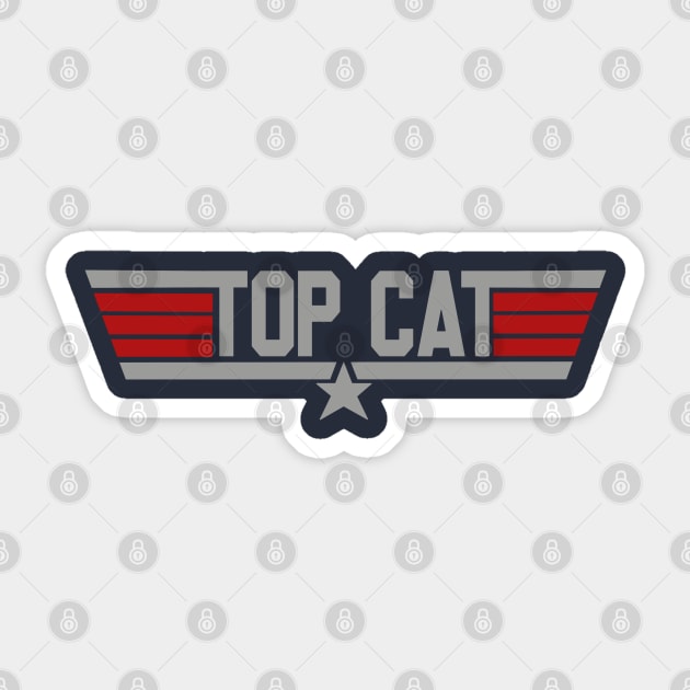 Top Cat Sticker by MargentongSupply